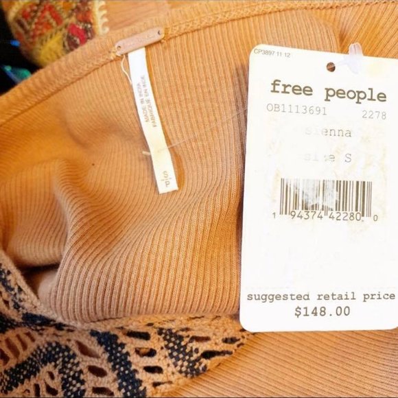 Free People Cross Country Sienna Bell Sleeve Top Small - Picture 10 of 12